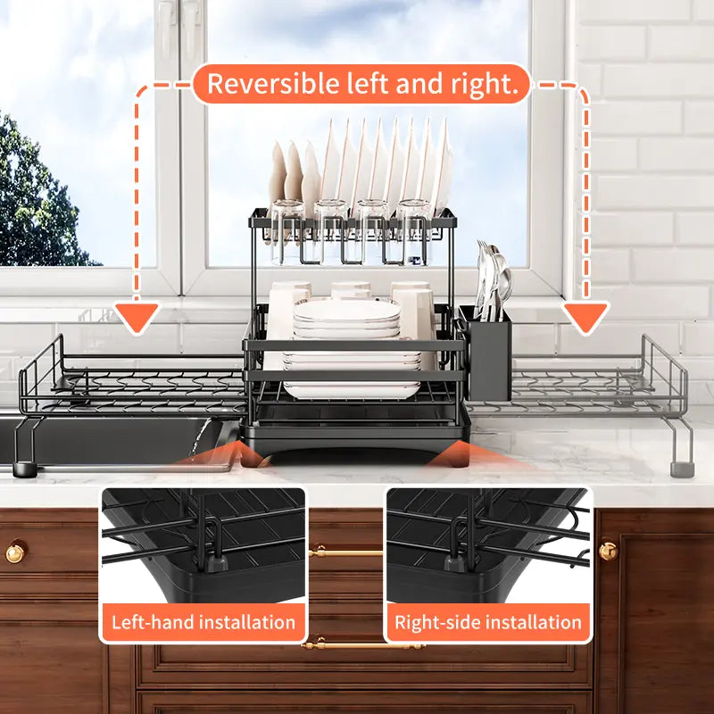 QuickFold Pull-Out Kitchen Rack