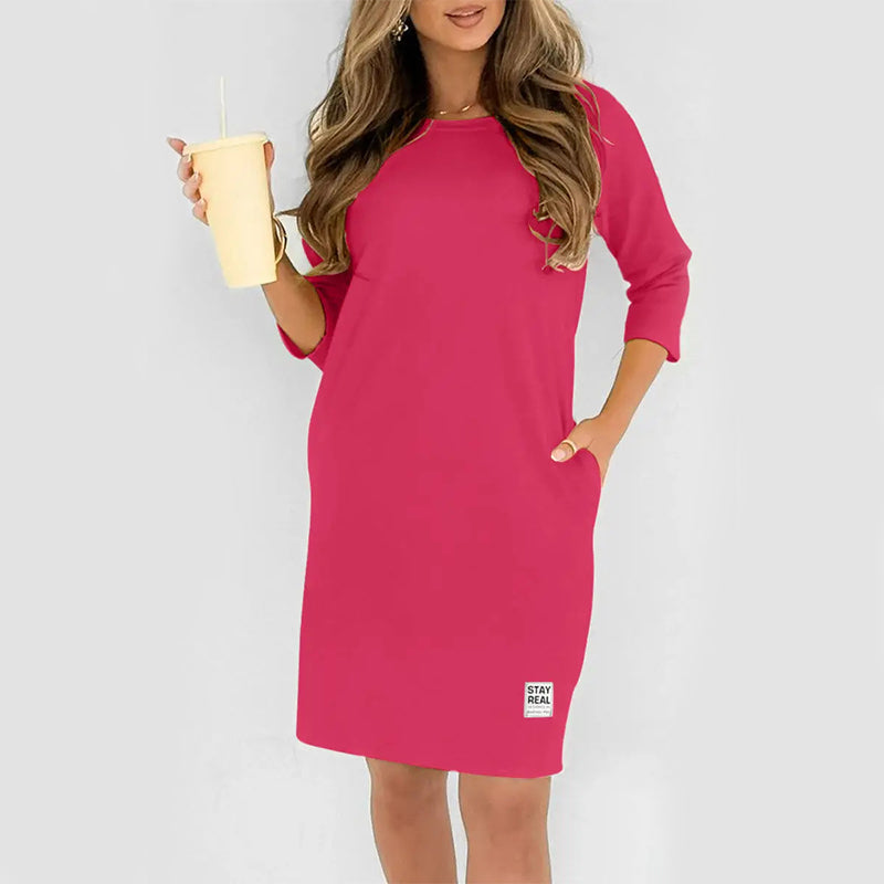 Everyday Casual Comfort Tee Dress