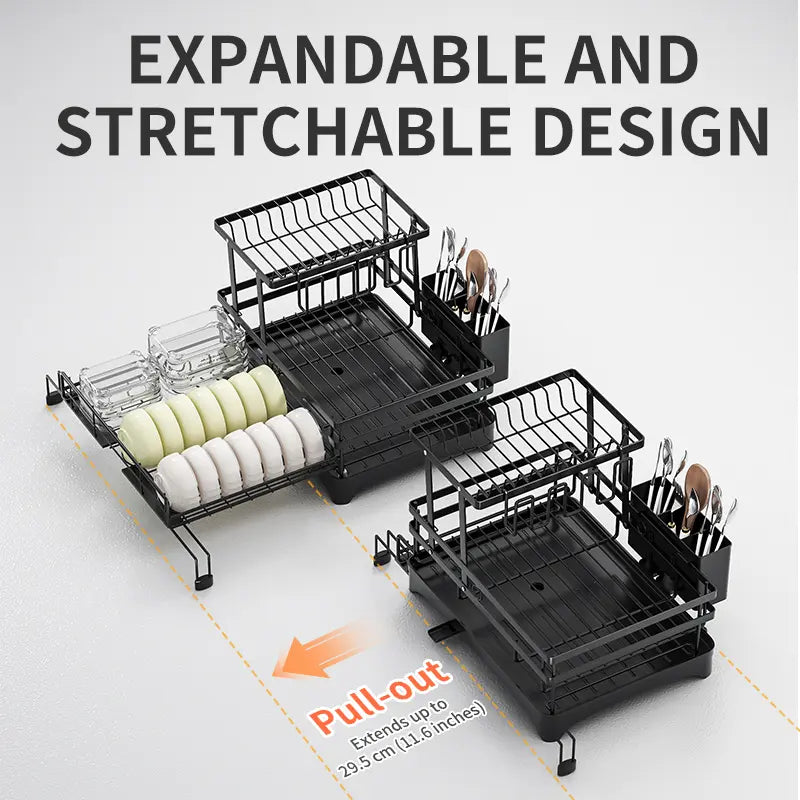 QuickFold Pull-Out Kitchen Rack